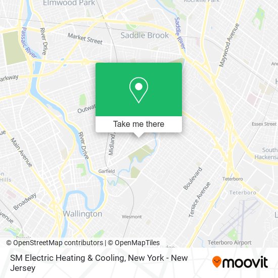 SM Electric Heating & Cooling map