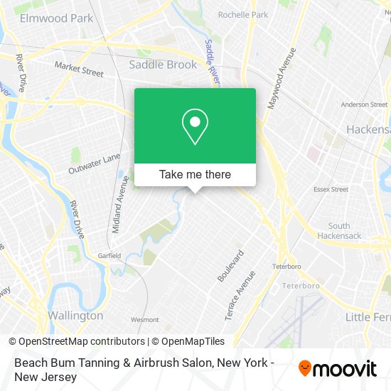 Mapa de Beach Bum Tanning & Airbrush Salon