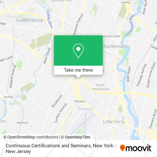 Mapa de Continuous Certifications and Seminars