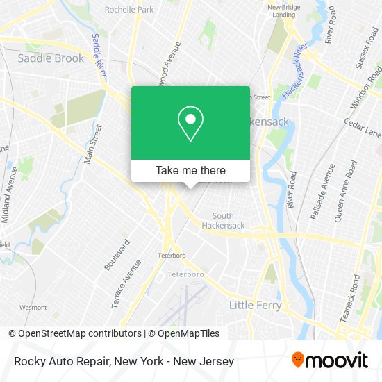 Rocky Auto Repair map