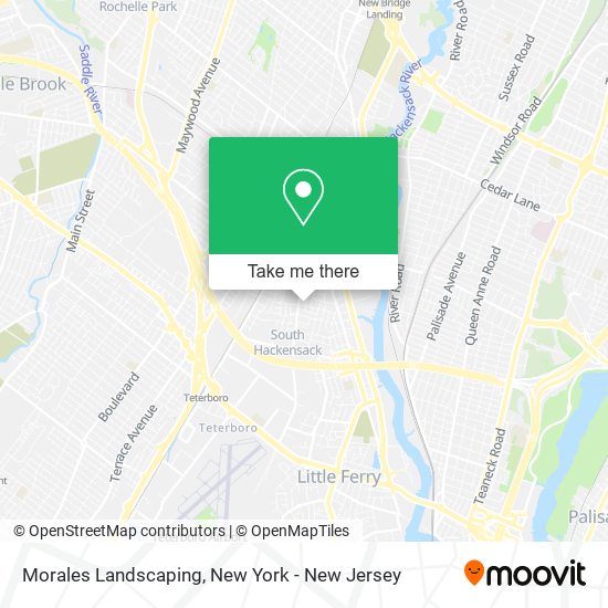 Morales Landscaping map