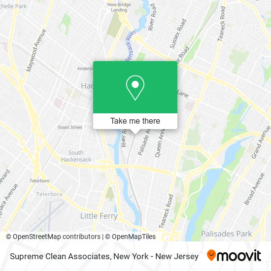 Supreme Clean Associates map