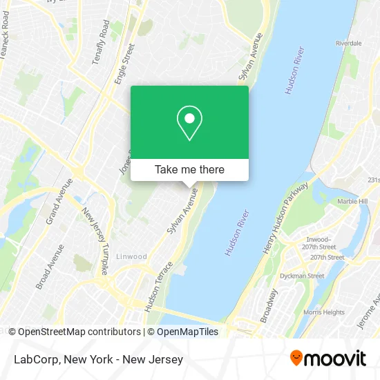 LabCorp map