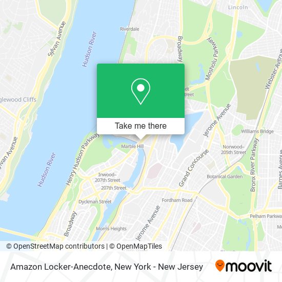 Mapa de Amazon Locker-Anecdote