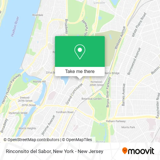 Rinconsito del Sabor map