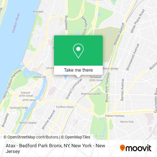 Atax - Bedford Park Bronx, NY map