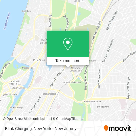 Blink Charging map