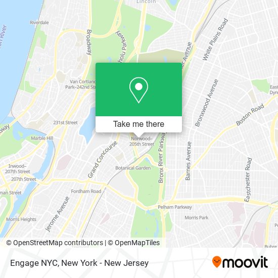 Mapa de Engage NYC