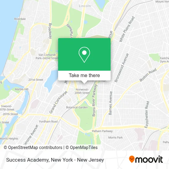 Success Academy map
