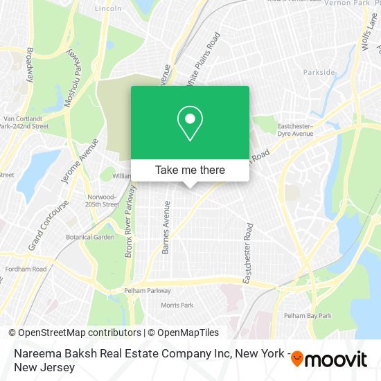 Mapa de Nareema Baksh Real Estate Company Inc