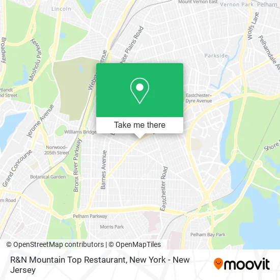 R&N Mountain Top Restaurant map