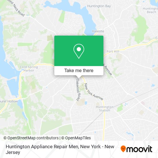 Mapa de Huntington Appliance Repair Men