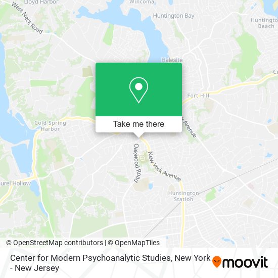 Center for Modern Psychoanalytic Studies map