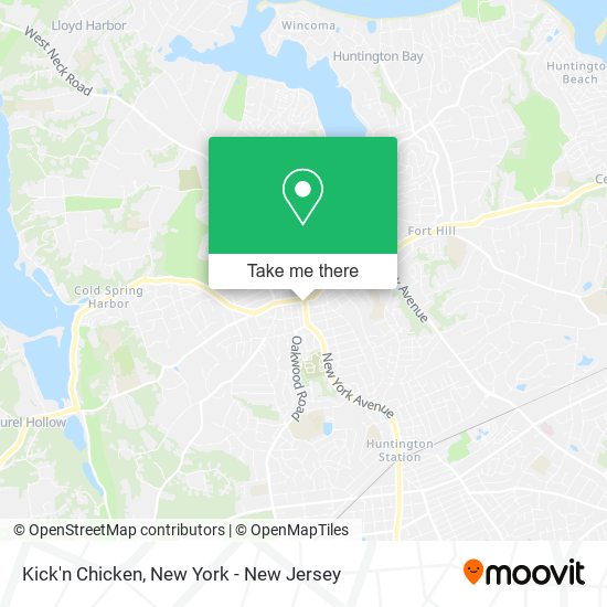 Kick'n Chicken map