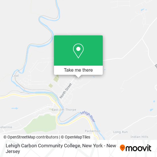 Mapa de Lehigh Carbon Community College