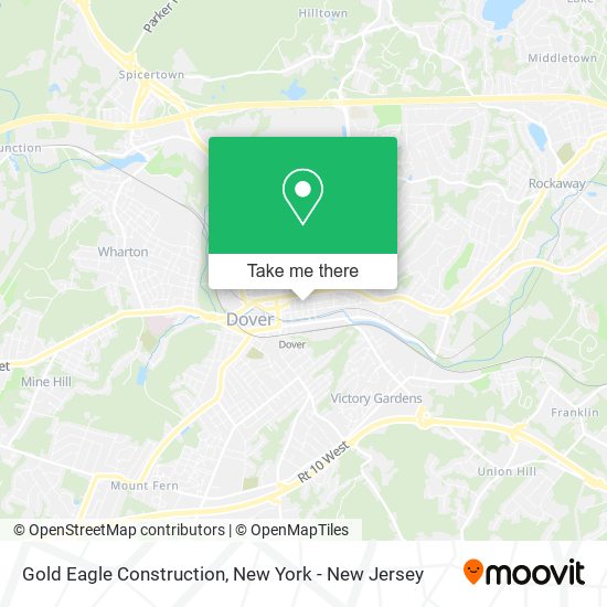 Mapa de Gold Eagle Construction