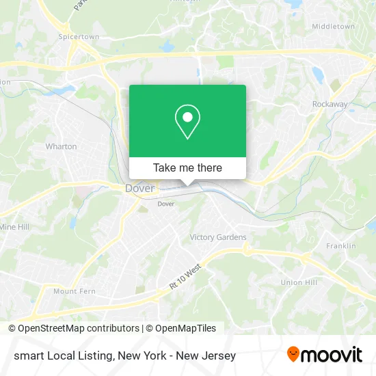 smart Local Listing map