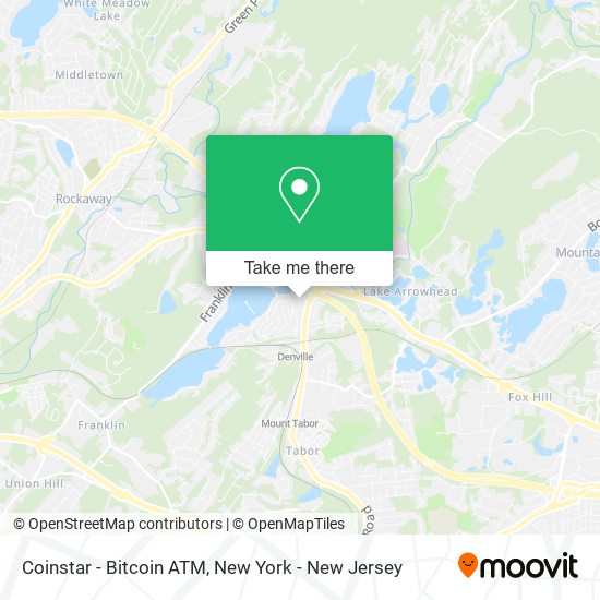 Mapa de Coinstar - Bitcoin ATM