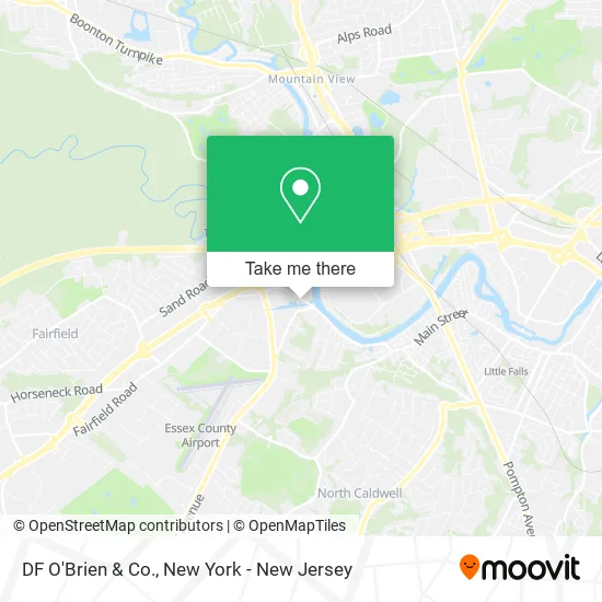 DF O'Brien & Co. map
