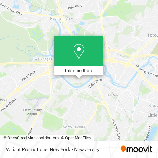 Valiant Promotions map