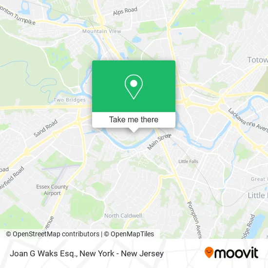 Joan G Waks Esq. map