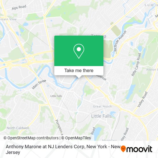 Anthony Marone at NJ Lenders Corp map