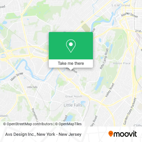 Avs Design Inc. map