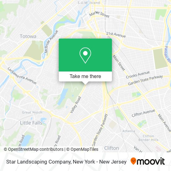 Star Landscaping Company map