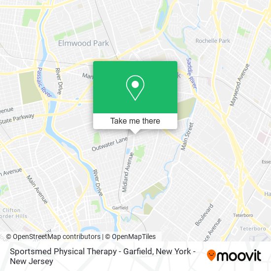 Sportsmed Physical Therapy - Garfield map