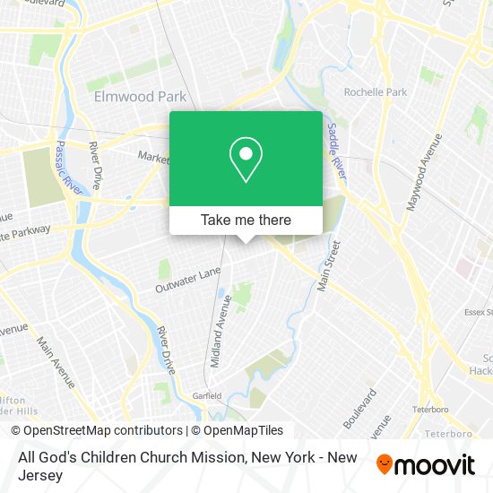 Mapa de All God's Children Church Mission