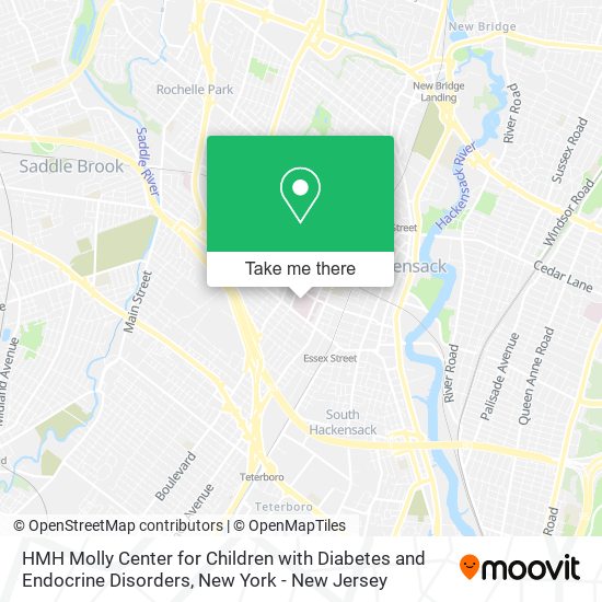 HMH Molly Center for Children with Diabetes and Endocrine Disorders map