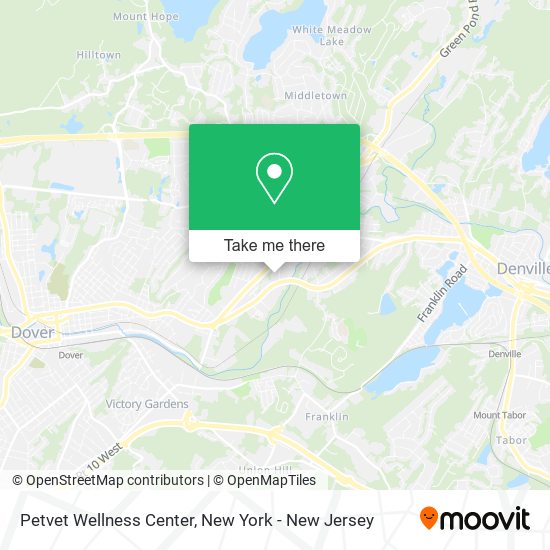 Mapa de Petvet Wellness Center