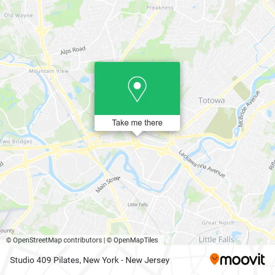 Studio 409 Pilates map