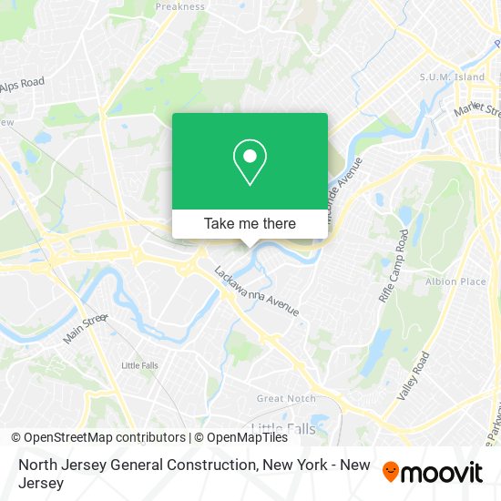 Mapa de North Jersey General Construction