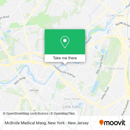 McBride Medical Mang map