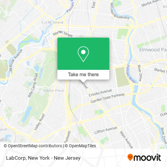 LabCorp map