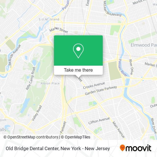 Mapa de Old Bridge Dental Center