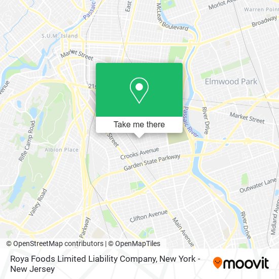 Mapa de Roya Foods Limited Liability Company