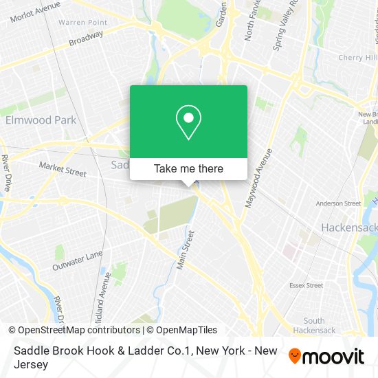 Saddle Brook Hook & Ladder Co.1 map