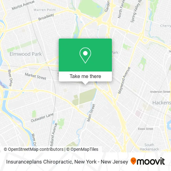 Insuranceplans Chiropractic map