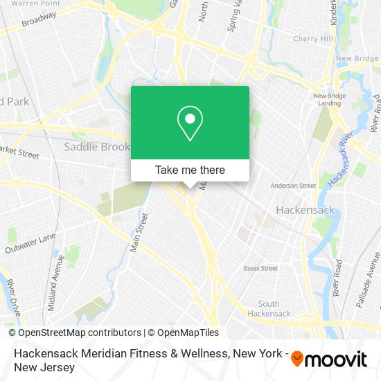 Mapa de Hackensack Meridian Fitness & Wellness