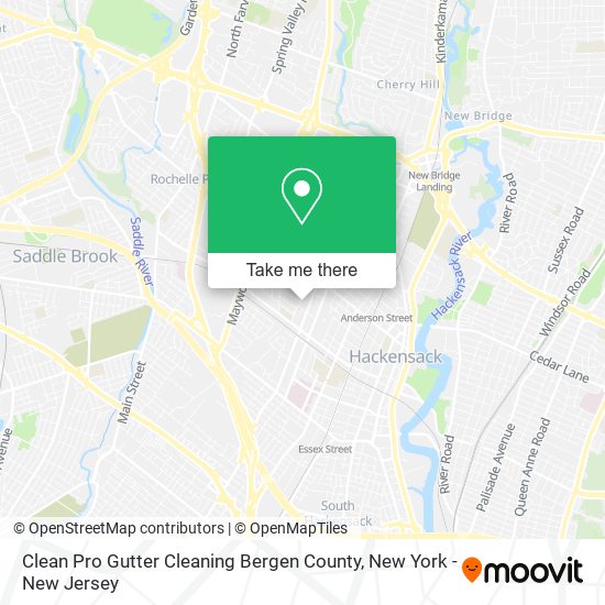 Mapa de Clean Pro Gutter Cleaning Bergen County