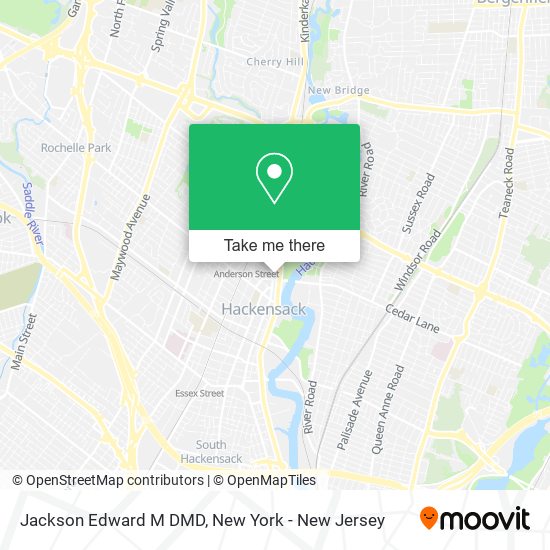 Jackson Edward M DMD map