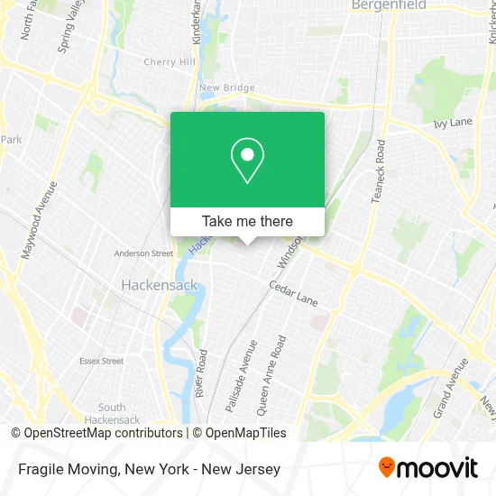 Fragile Moving map