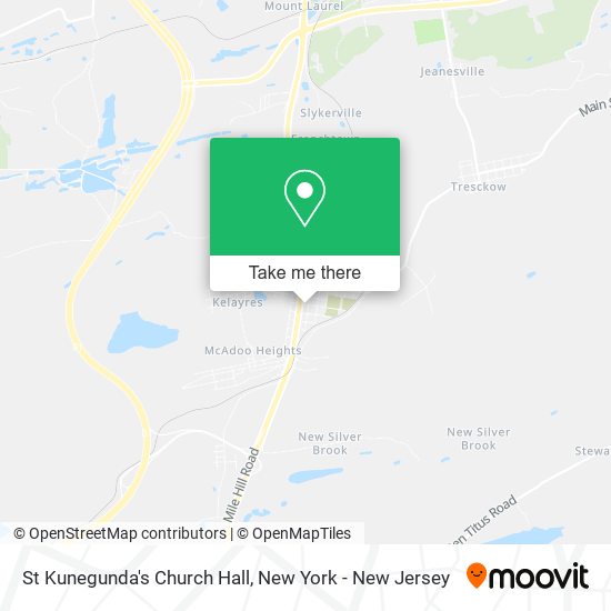 St Kunegunda's Church Hall map