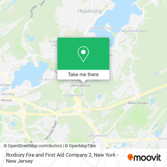 Roxbury Fire and First Aid Company 2 map