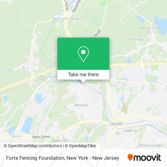 Forte Fencing Foundation map