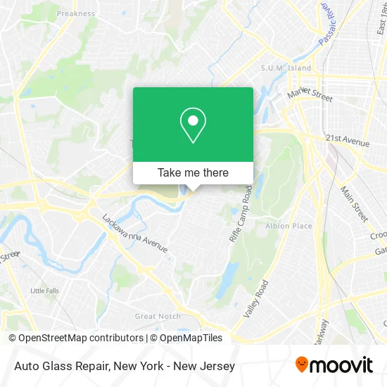 Auto Glass Repair map