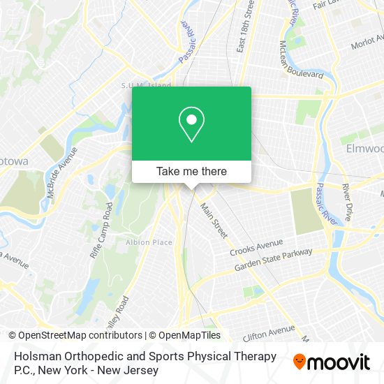 Holsman Orthopedic and Sports Physical Therapy P.C. map