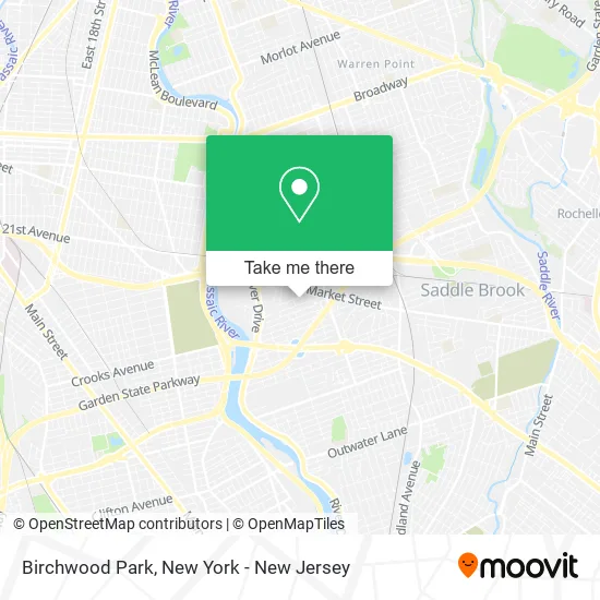 Birchwood Park map